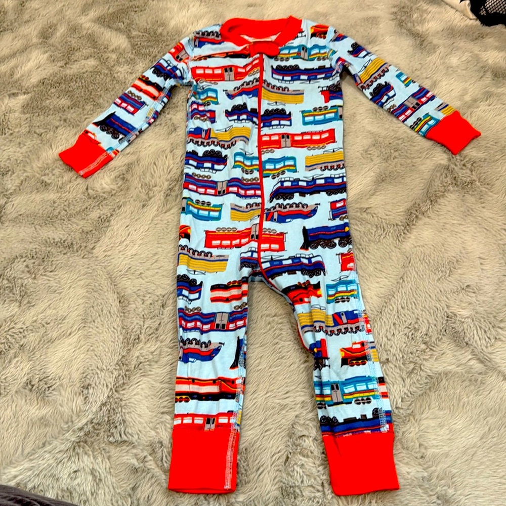 Hanna Anderson train pajamas